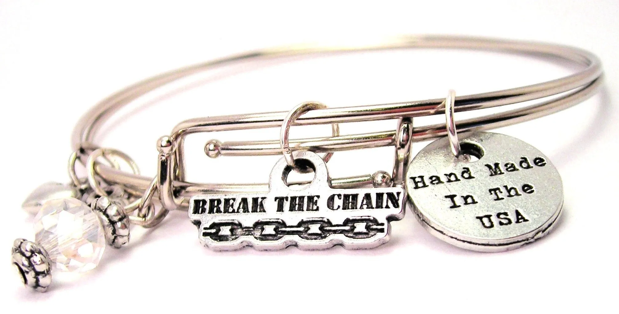 Break The Chain Expandable Bangle Bracelet Set