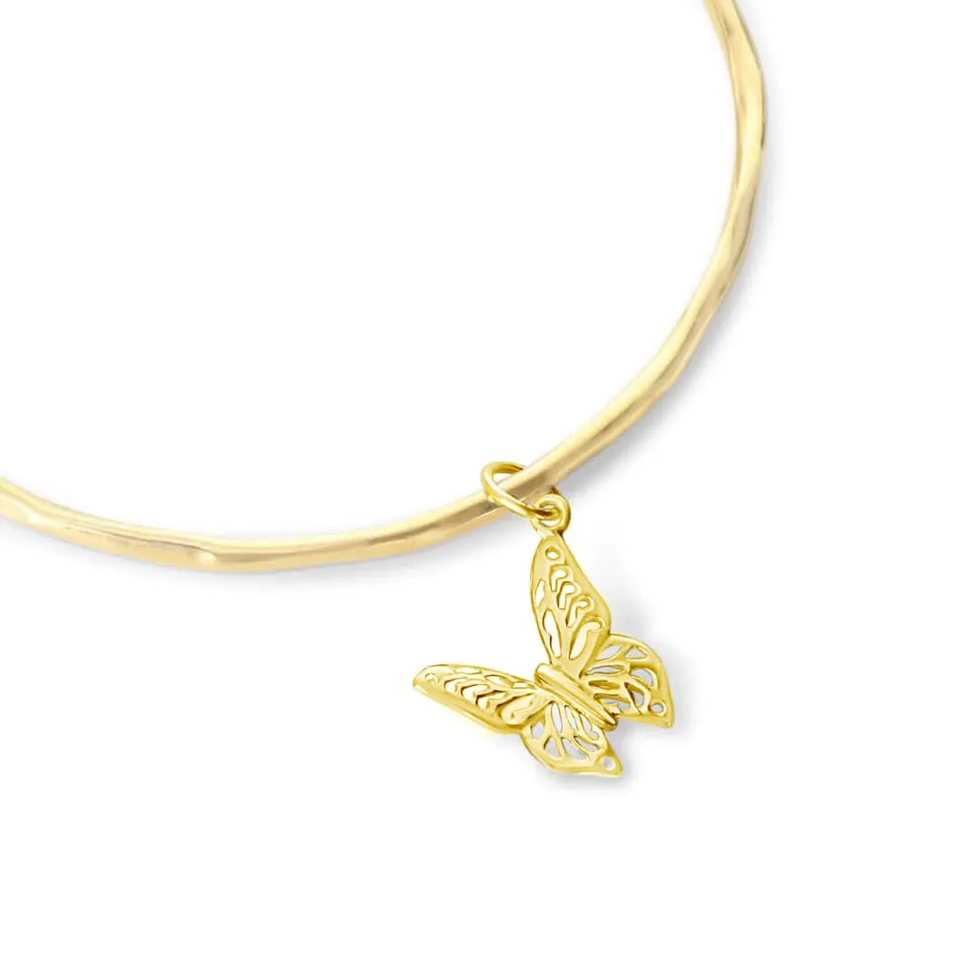 Butterfly Bangle | Gold