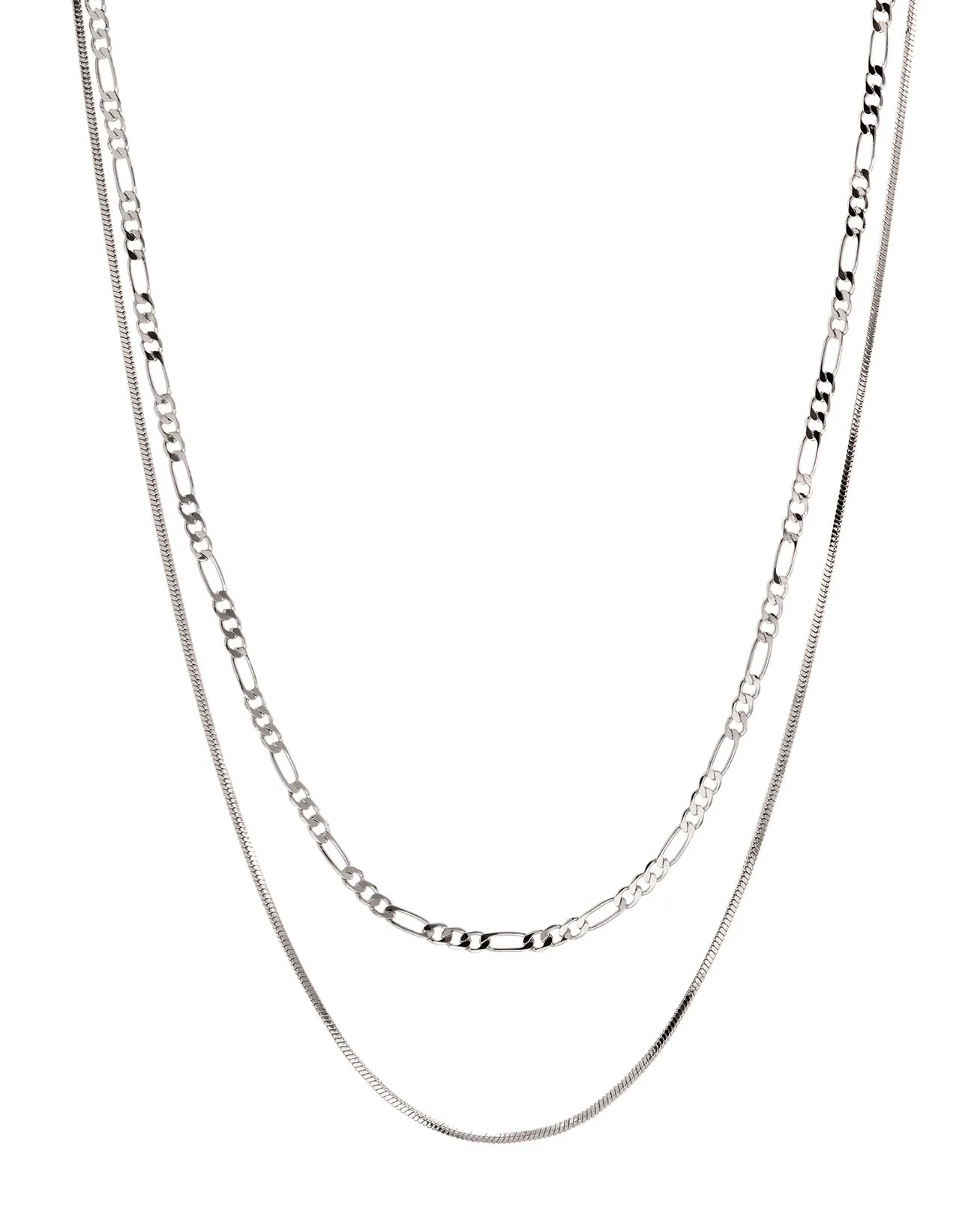 Cecilia Chain Necklace - Silver | Plated Silver