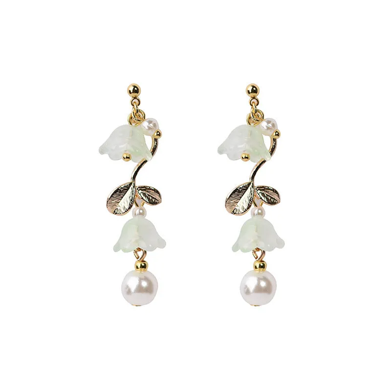 Convallaria Majalis Ancient Style Simple Earrings
