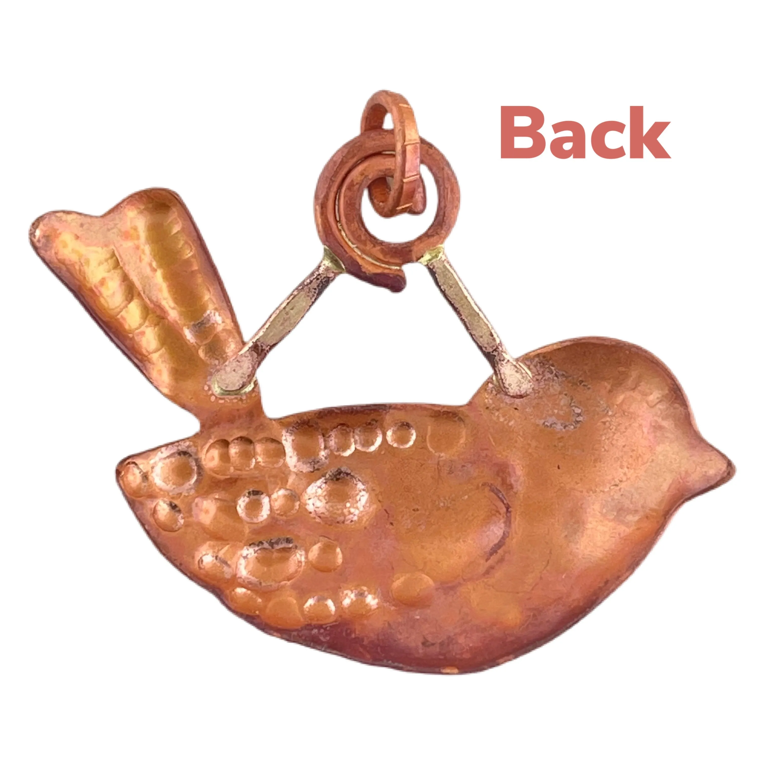 Copper Songbird Pendant