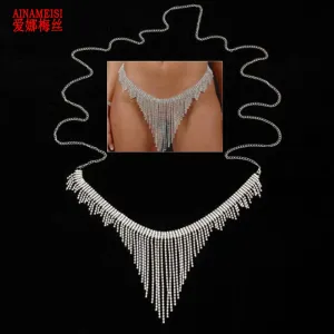 Crystal Tassels Waist Chain