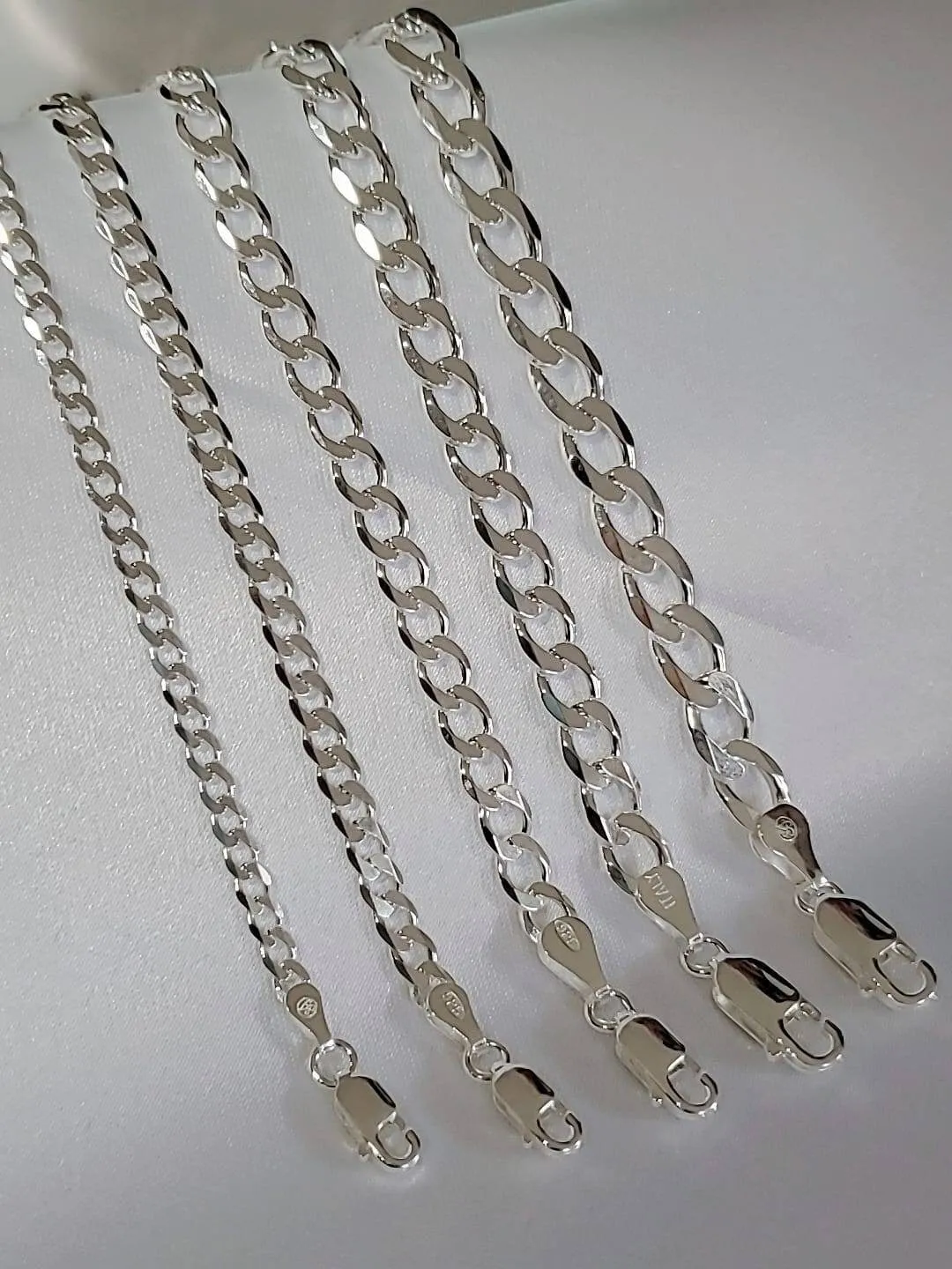 Curb Chain 925 Stamped Silver