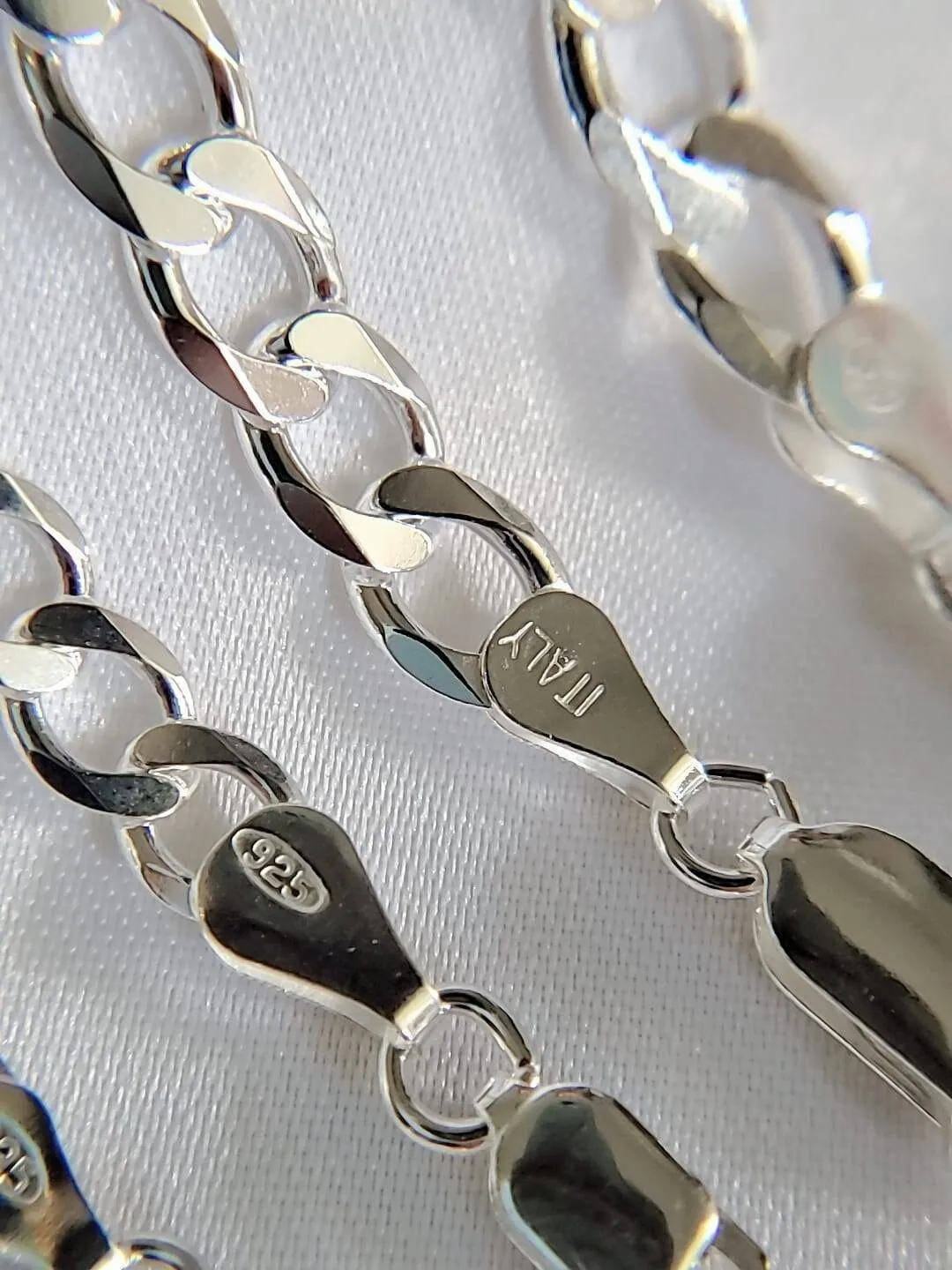 Curb Chain 925 Stamped Silver