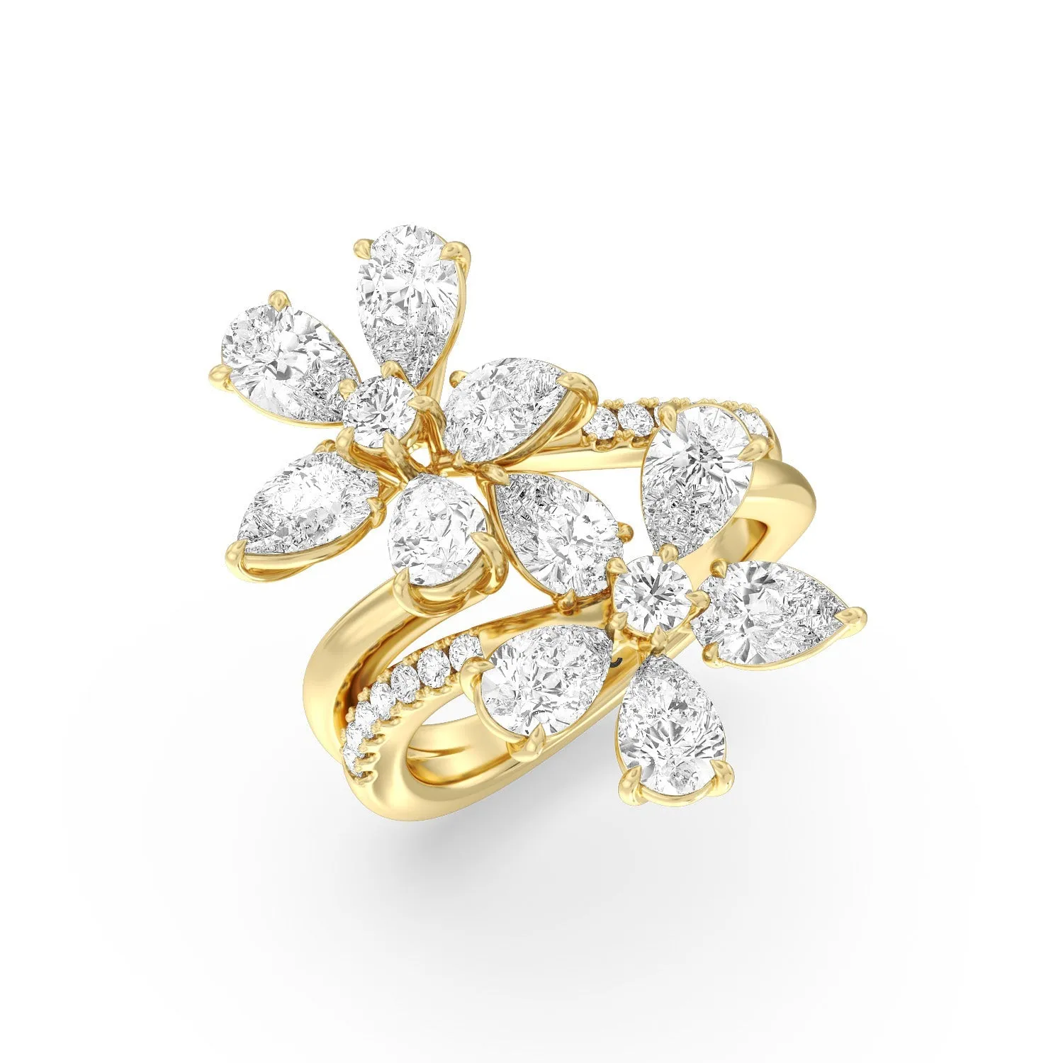 Daisy Duet Ring