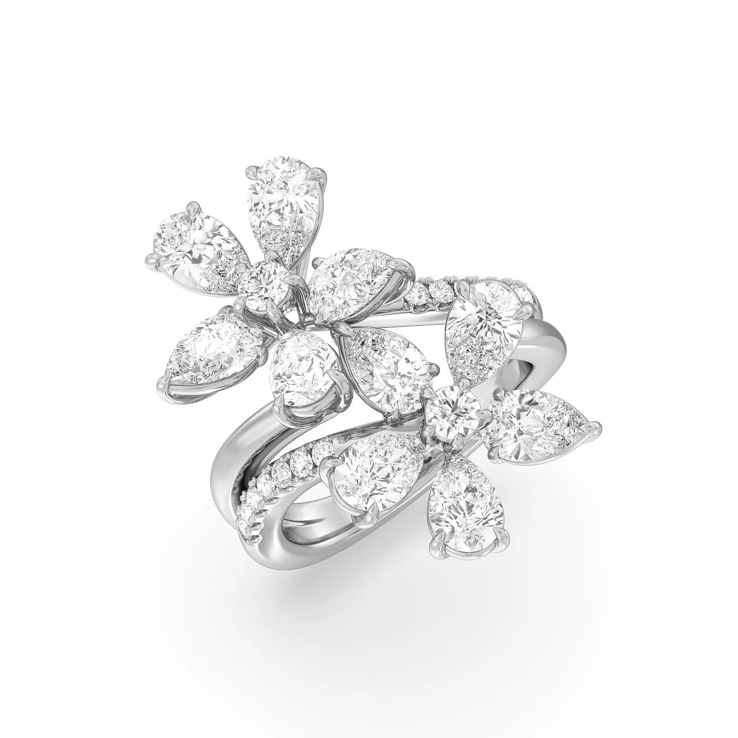 Daisy Duet Ring