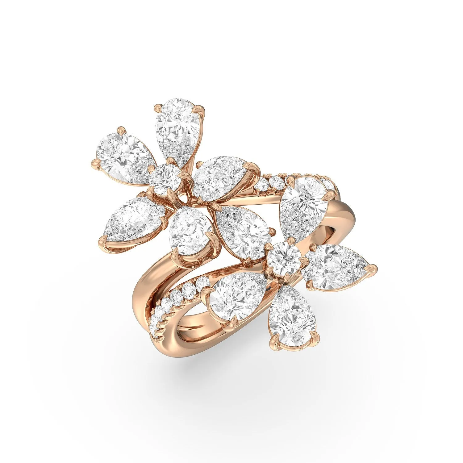 Daisy Duet Ring
