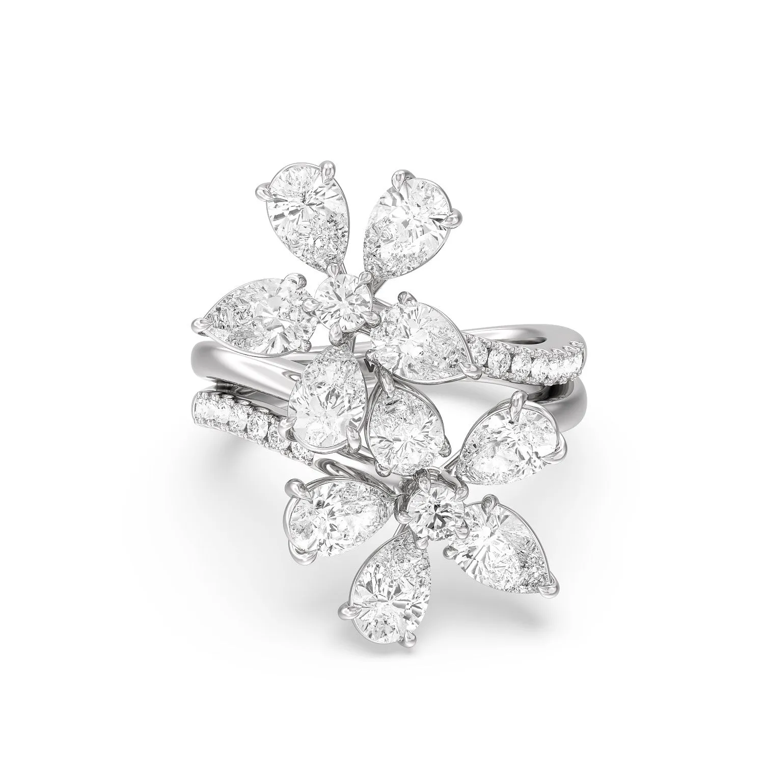Daisy Duet Ring