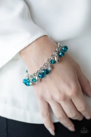 Dazing Dazzle - Blue Paparazzi Bracelet