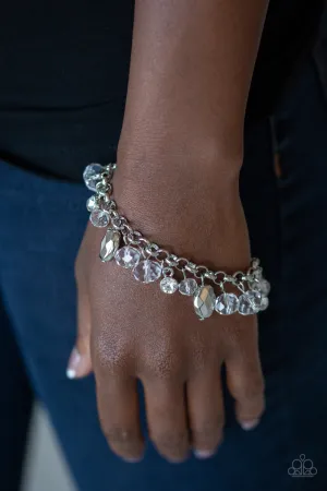 Dazing Dazzle - White Paparazzi Bracelet