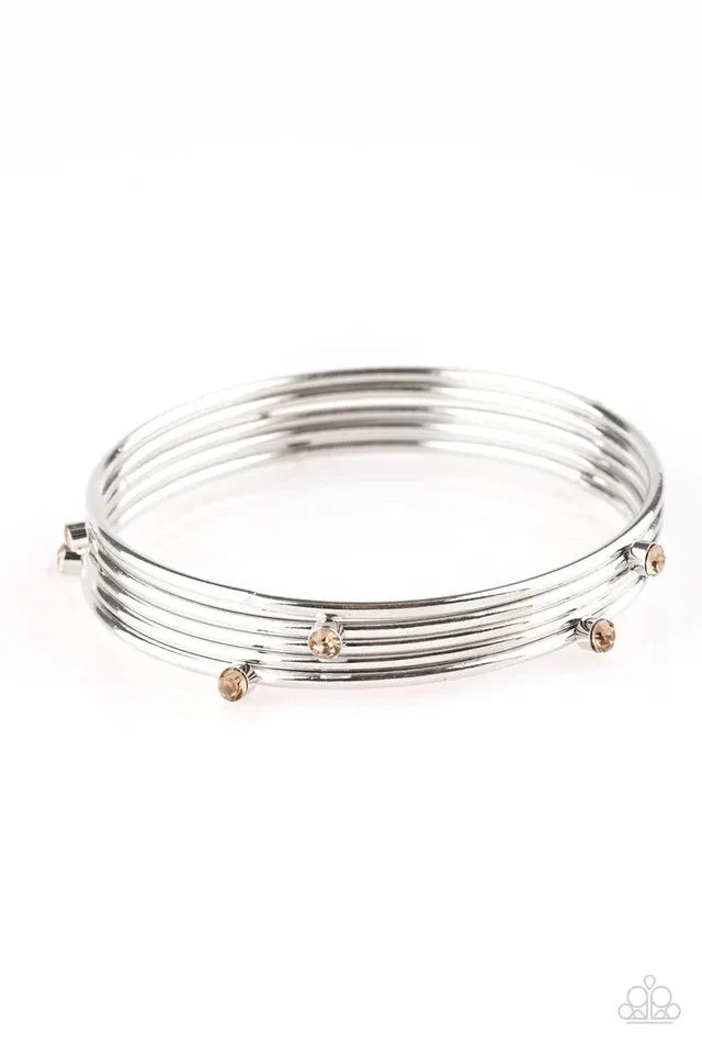 Delicate Decadence - Brown Bracelet
