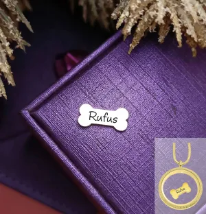 Dog Bone Charm Personalised For Dream Locket