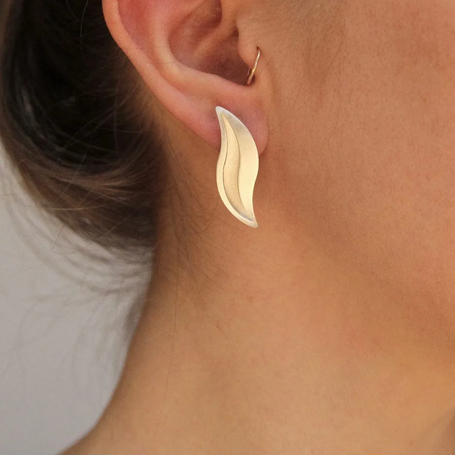 Double Flame Earring