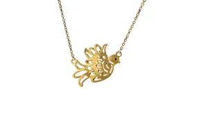 Dove Bird Pendant Necklace