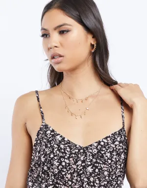 Dripping In Gold Layered Necklace