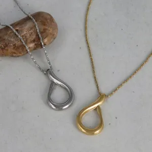 Drop Outline Necklace
