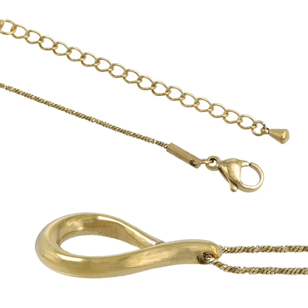 Drop Outline Necklace