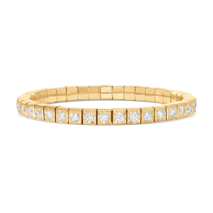 Dujour Gold and Diamond Stretch Bracelet