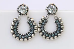 Dusty Blue SILVER EARRINGS