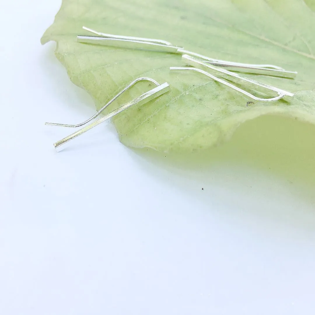 Ear Hook Simple Geometric Square Pillar Earrings