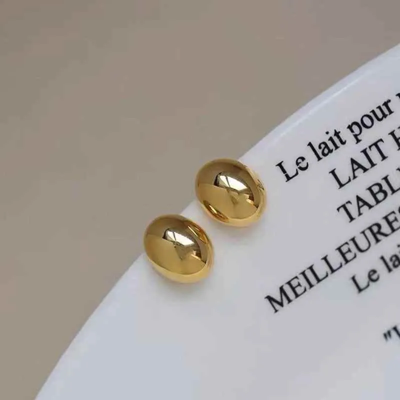 Earrings Charm Jewelry Simple Shape Golden Accessory XYS102