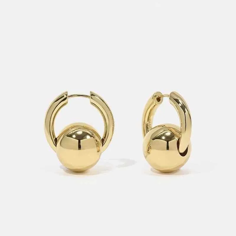 Earrings Charm Jewelry Simple Shape Golden Accessory XYS102