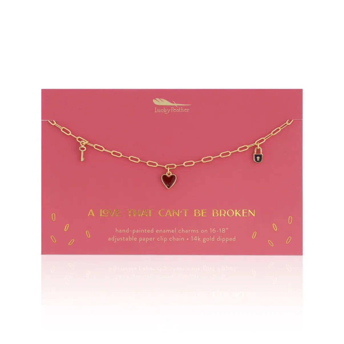 Enamel Treasure Necklace | Love