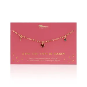 Enamel Treasure Necklace | Love