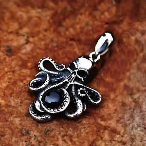 Evil Eye Skull Octopus Necklace