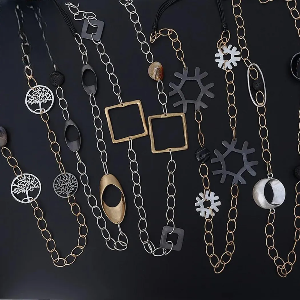 Fashion Long Chains Vintage Necklace for Women