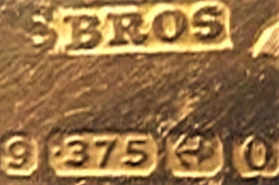 Fully Hallmarked Antique Rose Gold Locket 1913 Sheldon Brothers And 16 Inch Fully Hallmarked Gold Necklace
