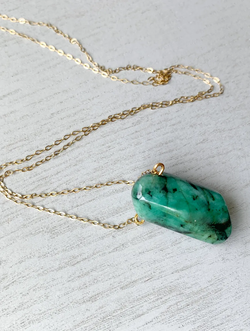 Genuine Emerald Necklace