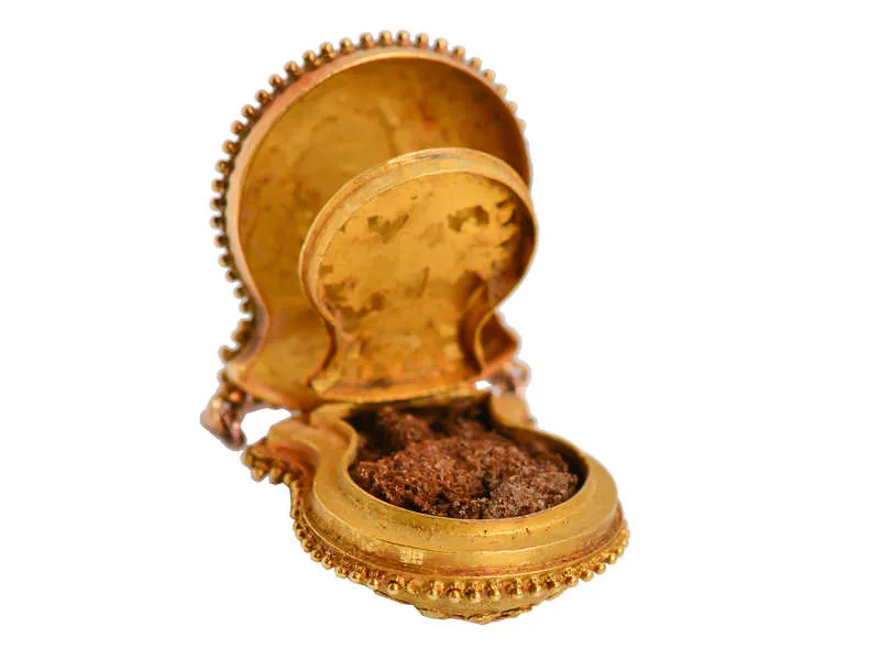 Georgian Pocketbook Vinaigrette Locket Pendant