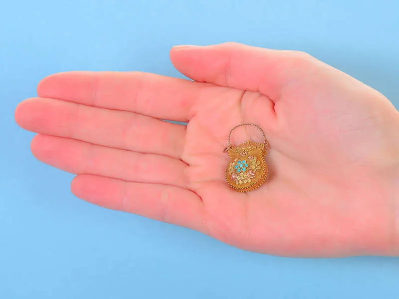 Georgian Pocketbook Vinaigrette Locket Pendant