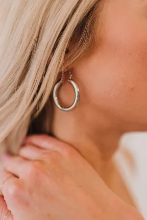 Go To Silver Hoop Earring