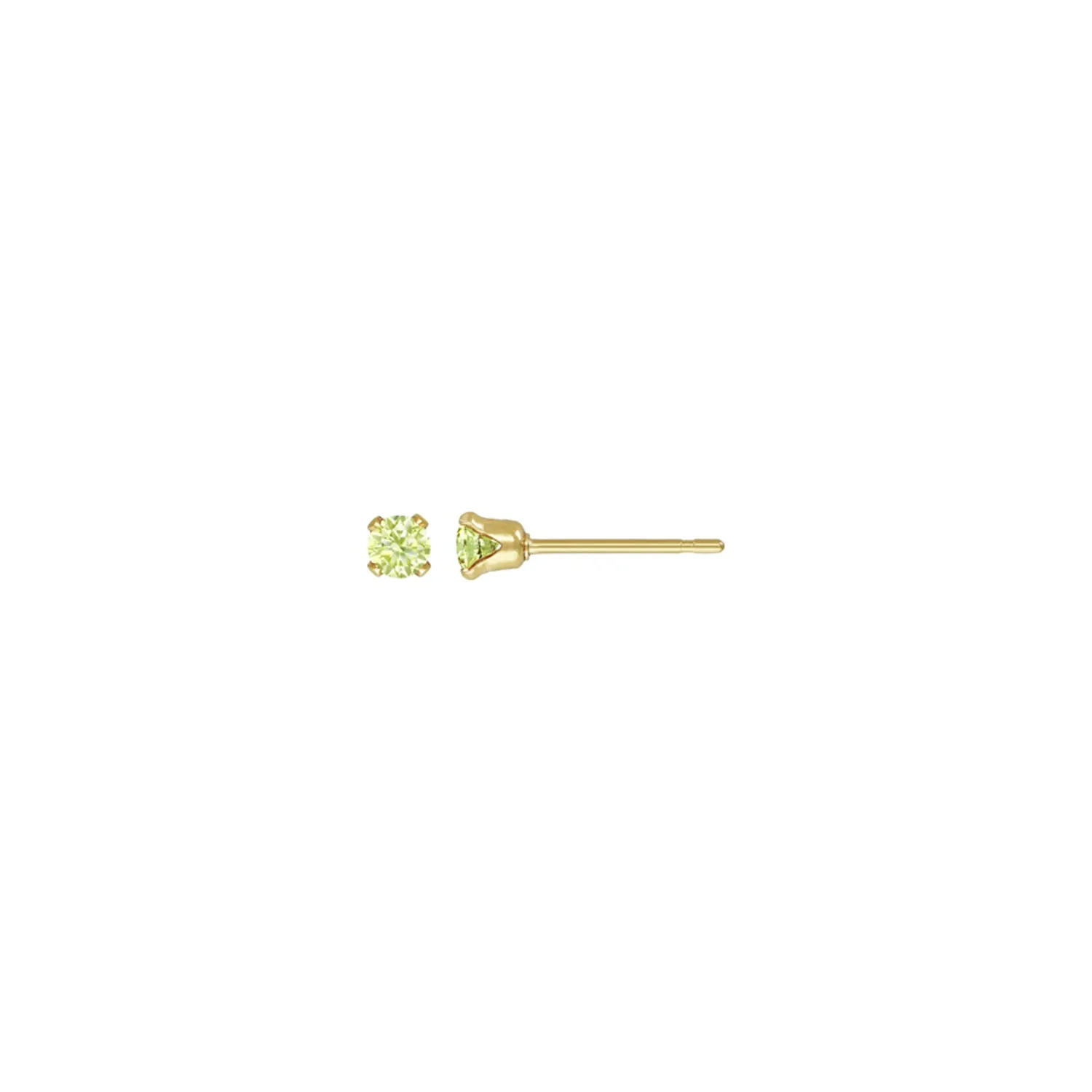 Gold Filled Crystal Birthstone Studs