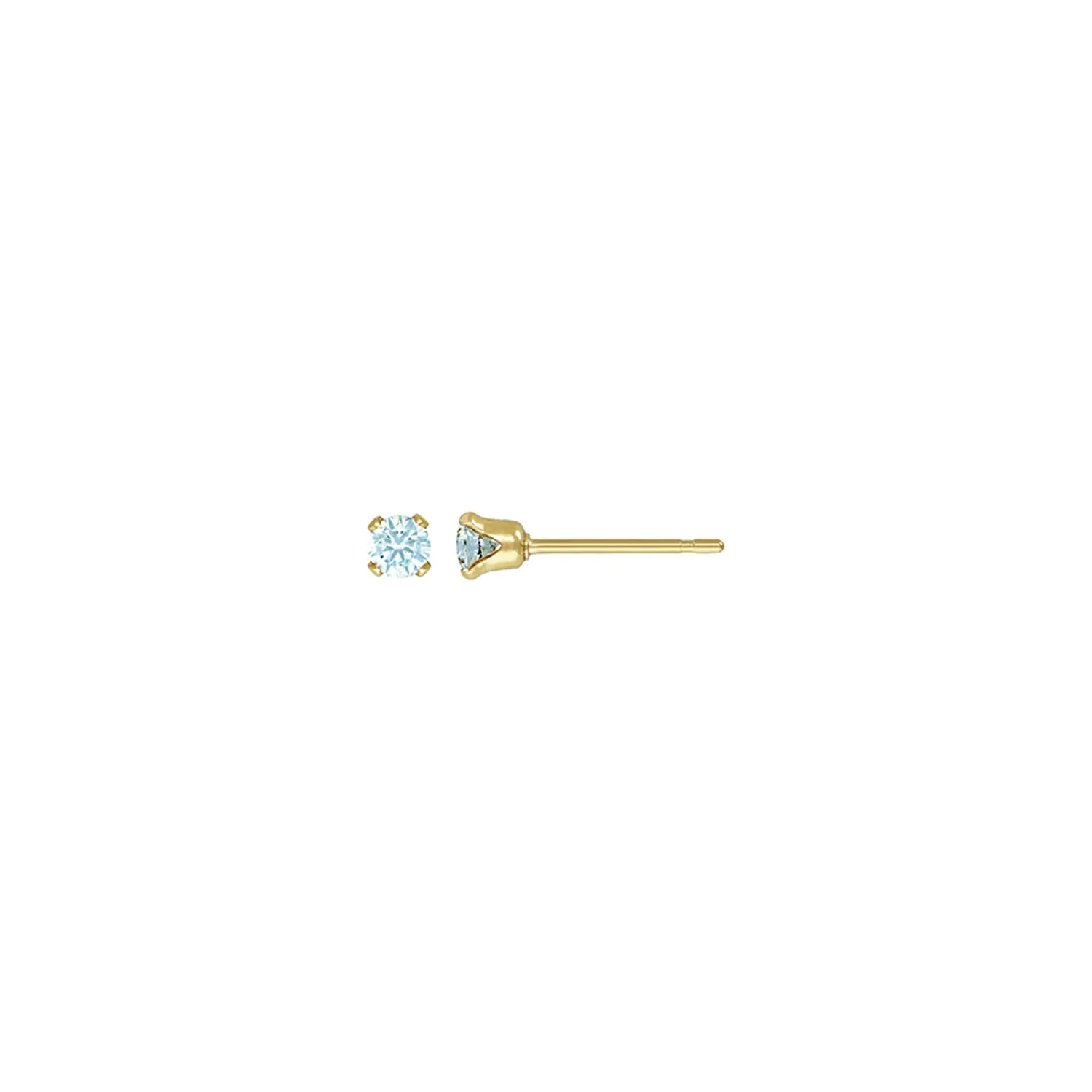 Gold Filled Crystal Birthstone Studs
