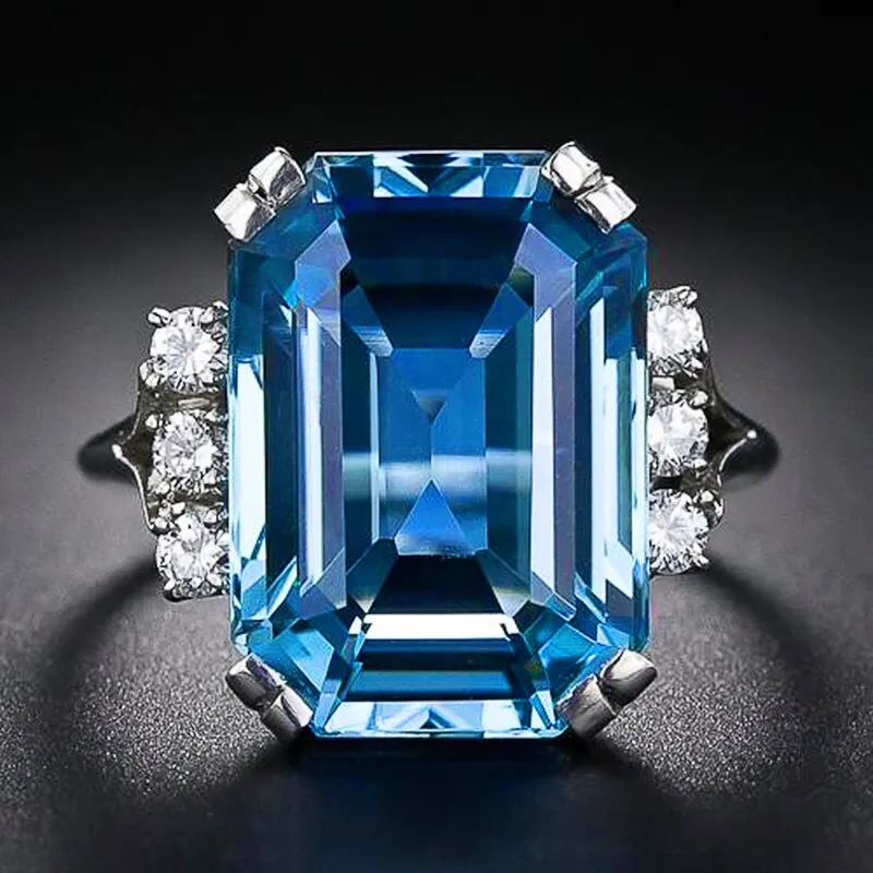 Gorgeous Women Wedding Ceremony Party Finger Rings