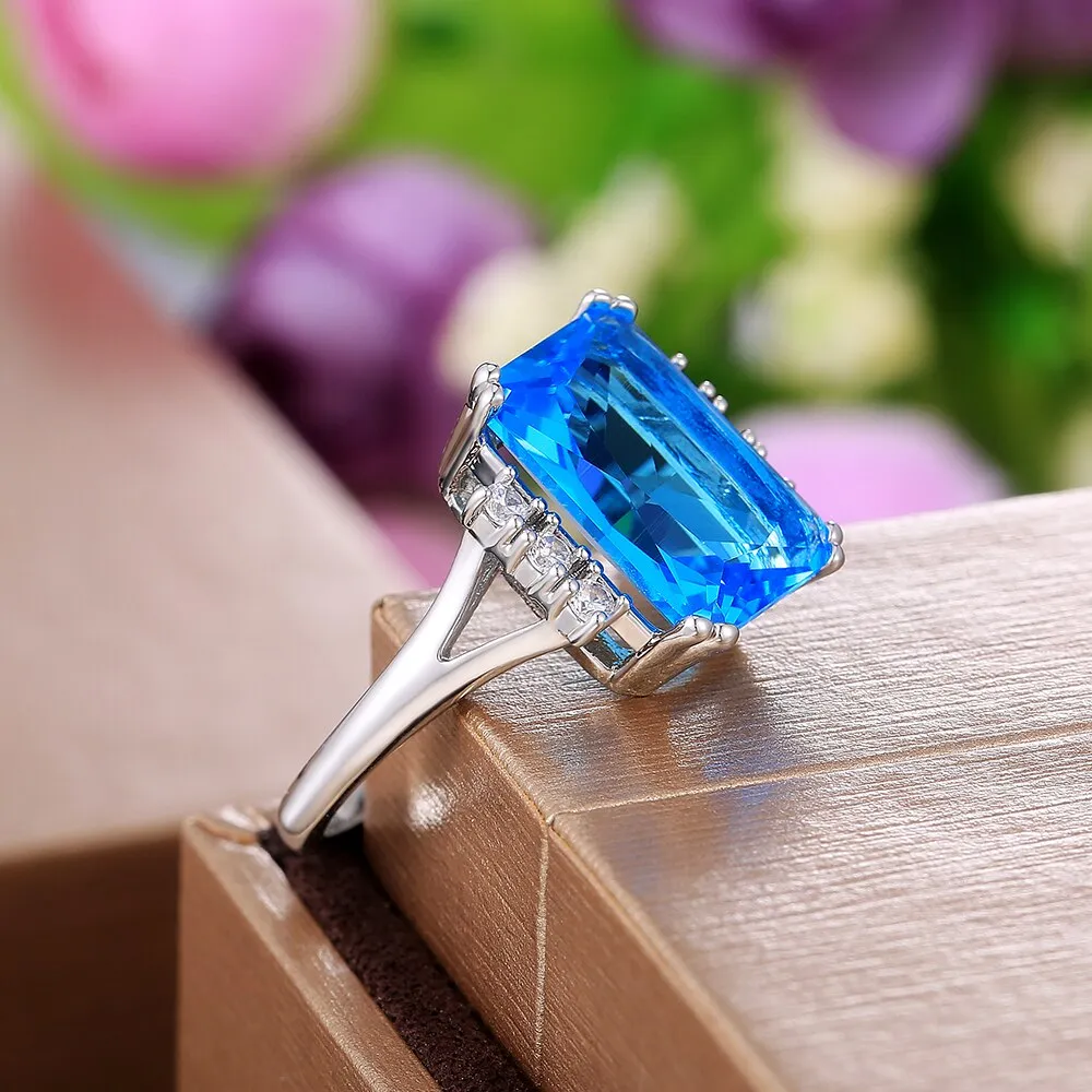 Gorgeous Women Wedding Ceremony Party Finger Rings