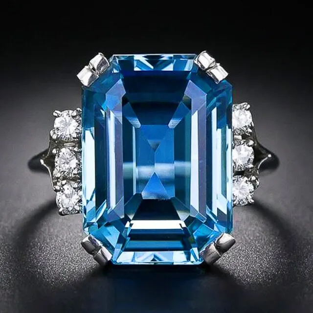 Gorgeous Women Wedding Ceremony Party Finger Rings