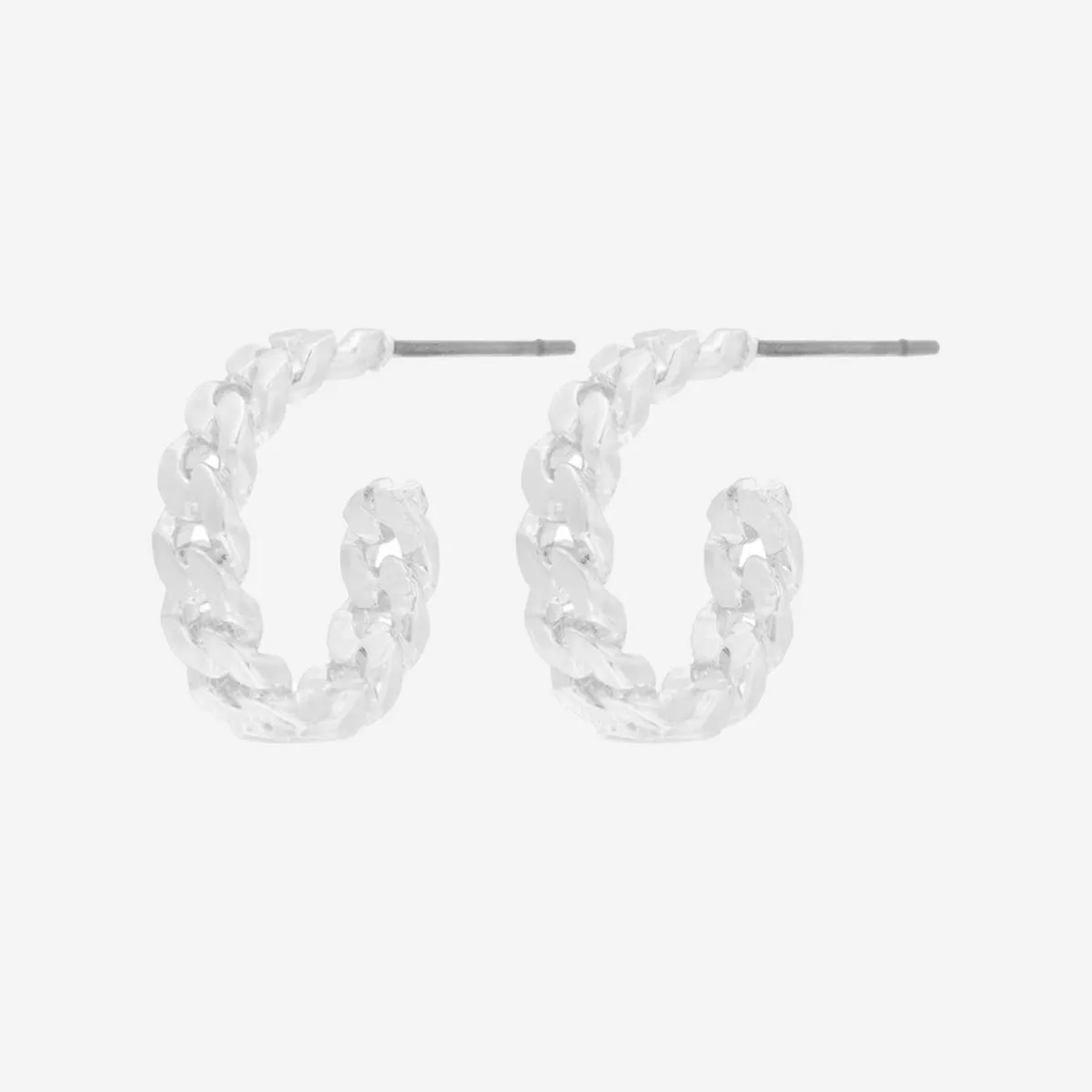 INFINITY SIMPLE SMALL HOOP SILVER PLATING