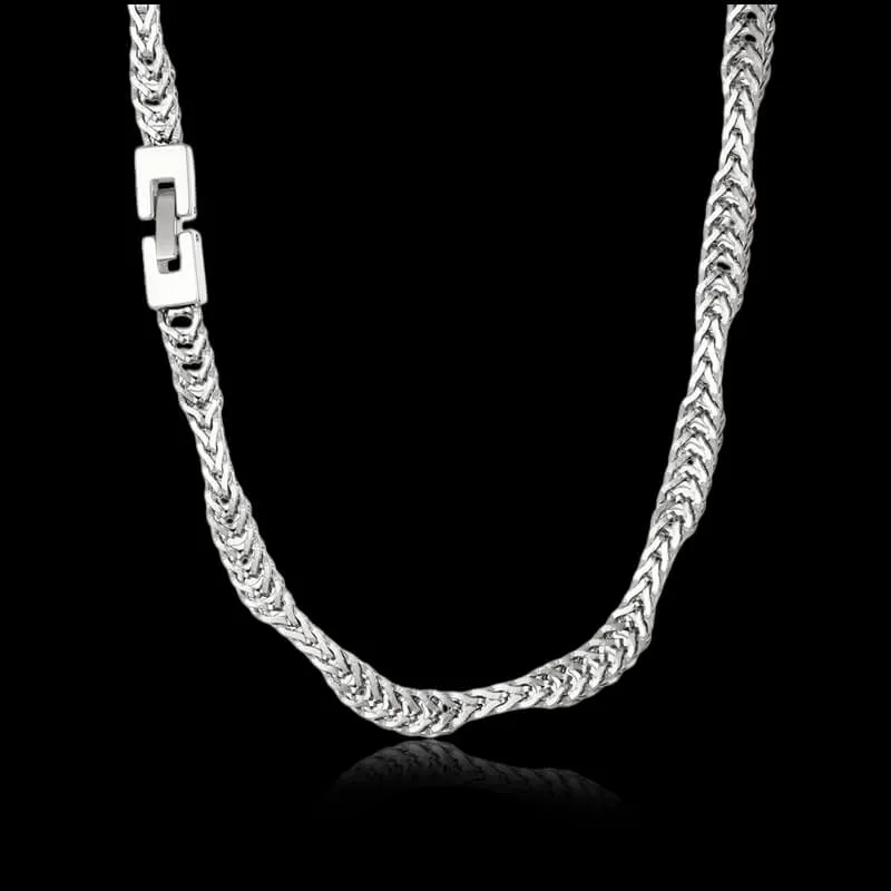 Irregular Wavy Stainless Steel Snake Chain