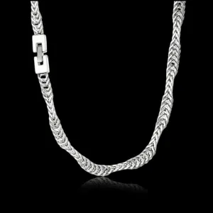 Irregular Wavy Stainless Steel Snake Chain