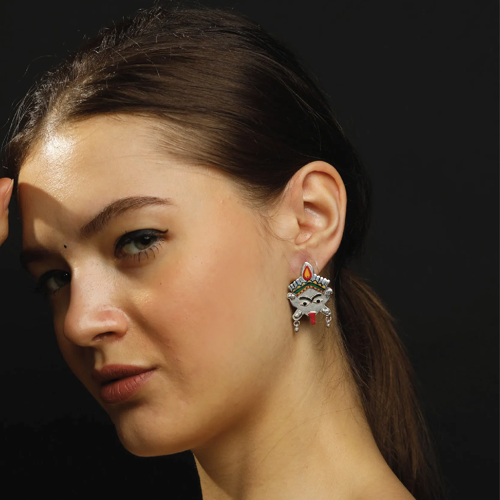 Kaali handcrafted Sterling Silver Earrings