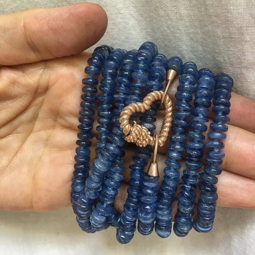 Kyanite Rondelle Strand