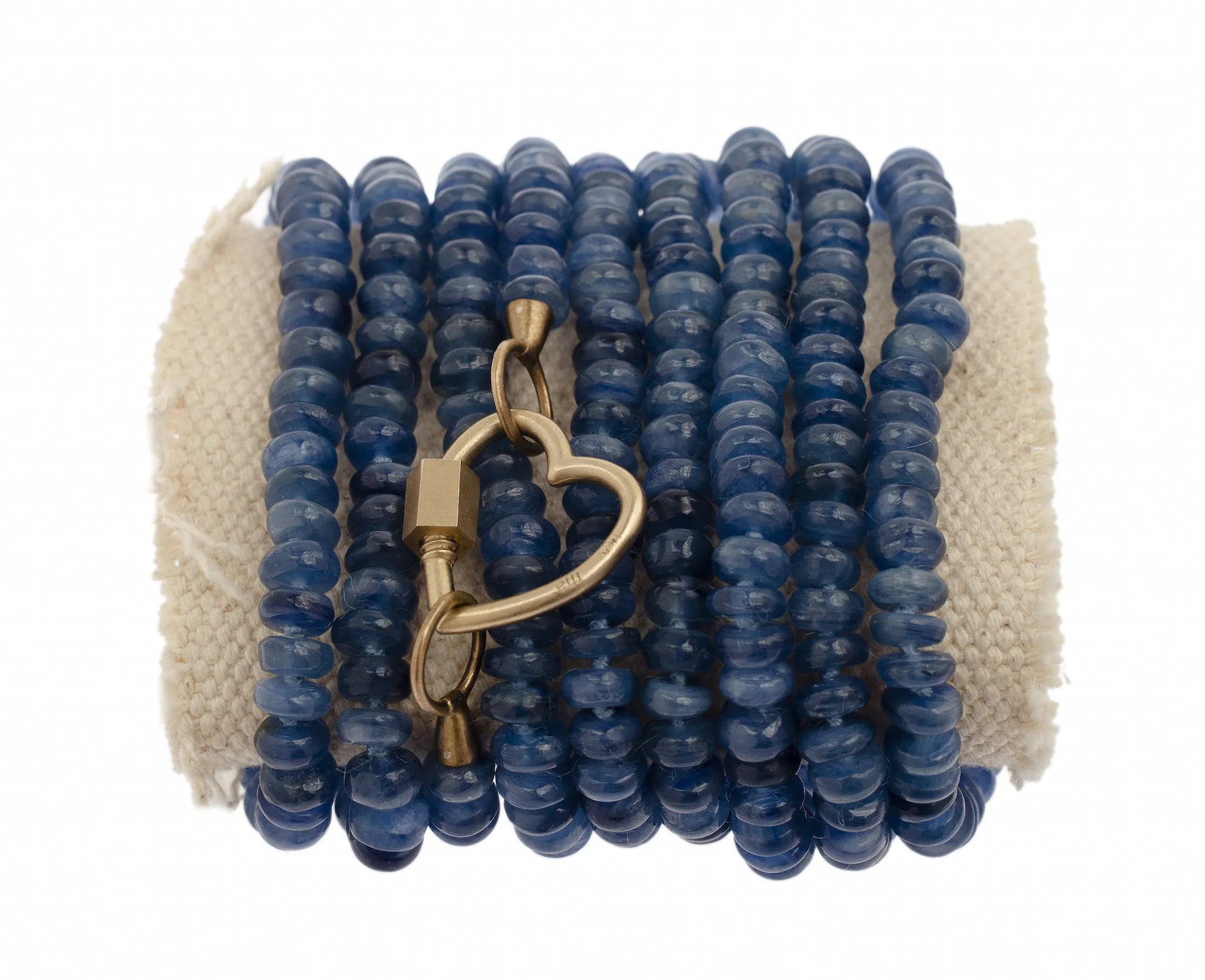 Kyanite Rondelle Strand
