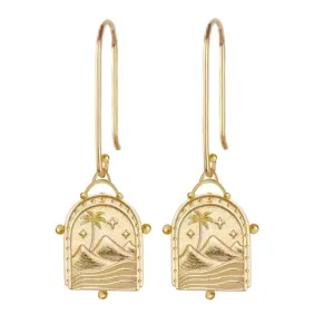 Laihas Bohemian Paradise Gold Earrings