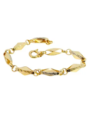 Lesotho Jewellery 14k Gold Bracelet for Men - 5.28 Grams, Length -22 cm