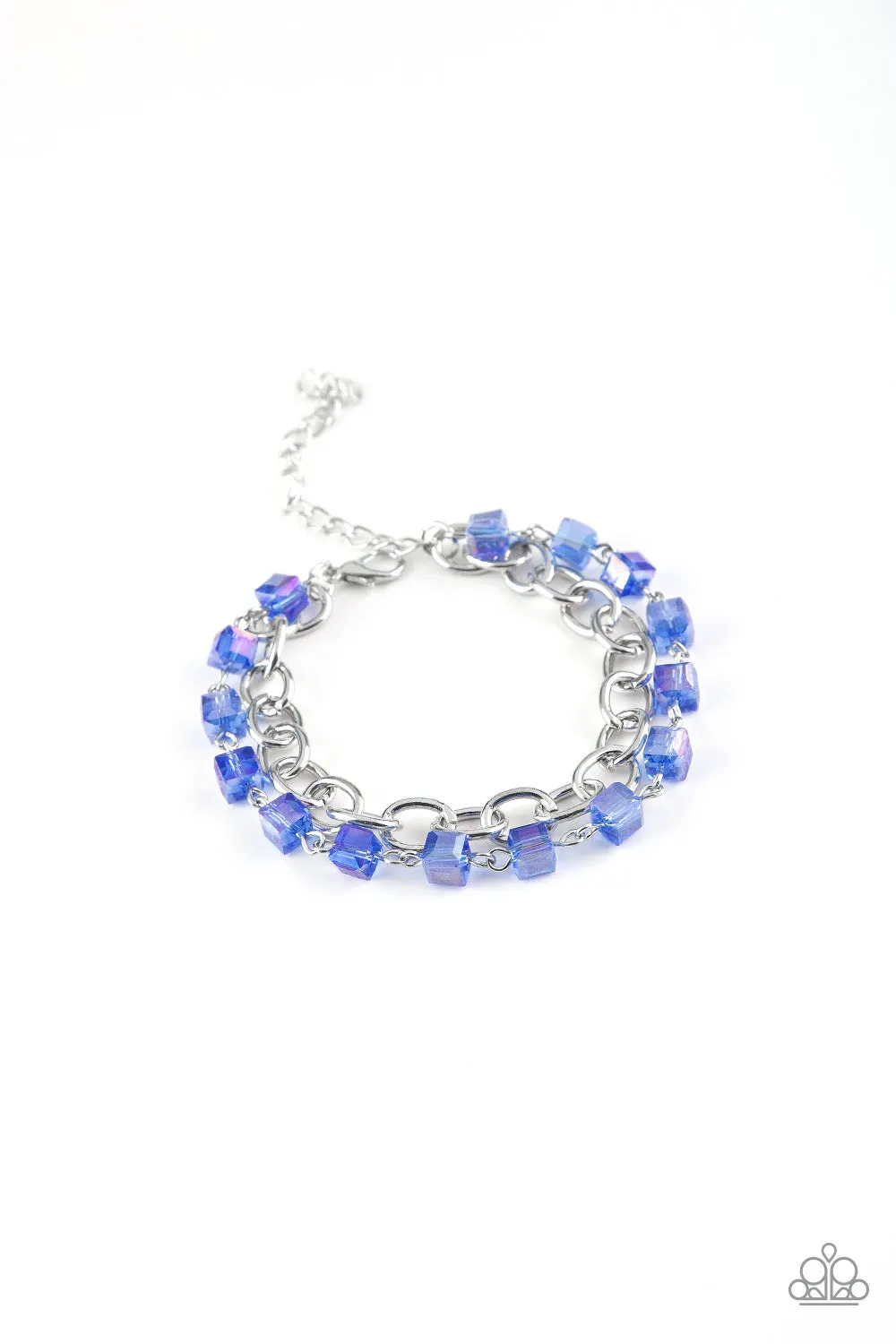 Life Of The Block Party - Blue Paparazzi Bracelet