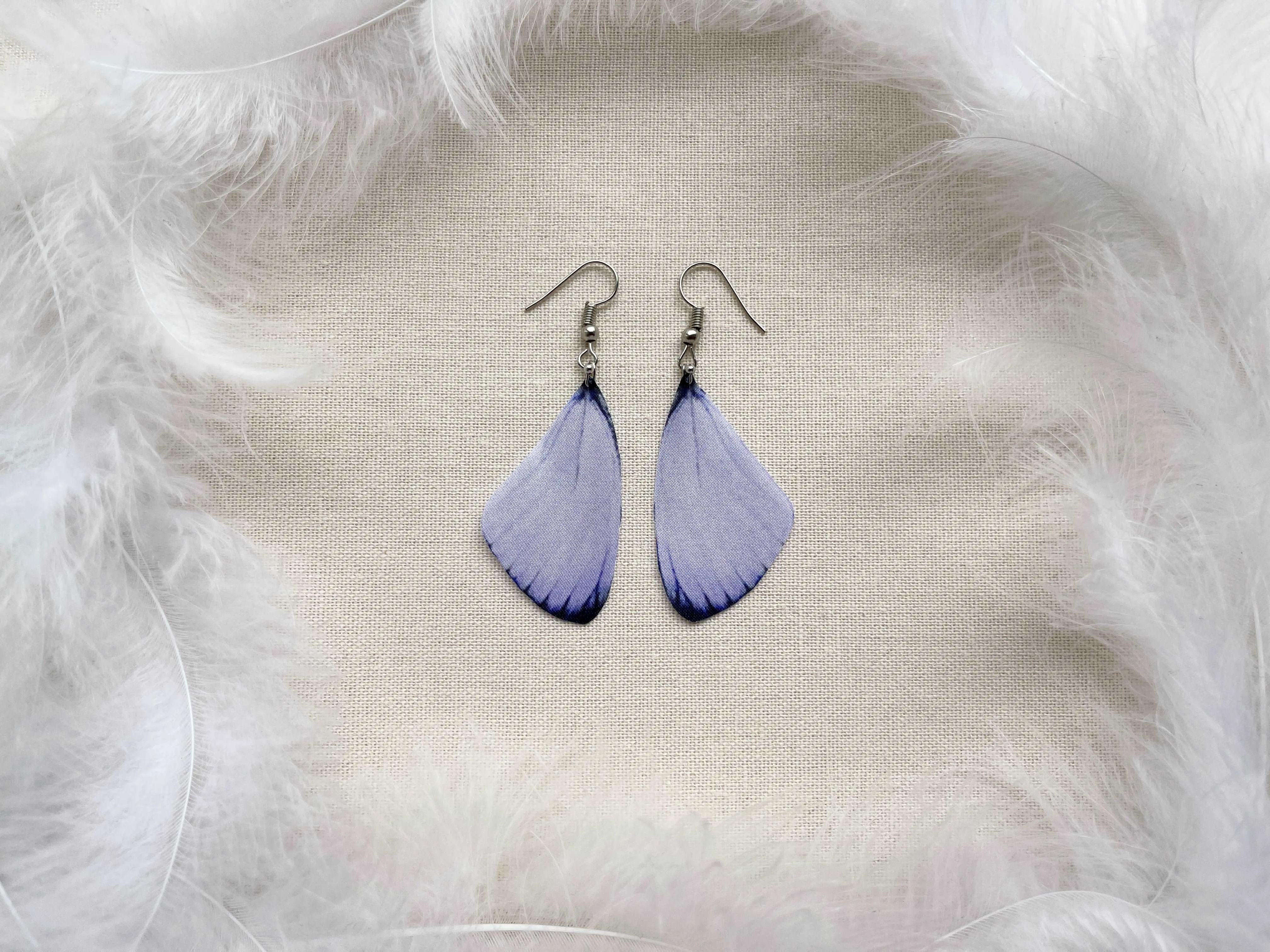 Lilac Butterfly Wings Earrings